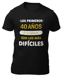 40 AÑOS DE INFANCIA - CAMISETA - - kxulo