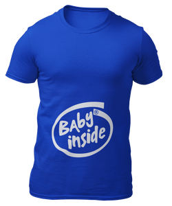 BABY INSIDE - EMBARAZADA  BEBE - CAMISETA - kxulo