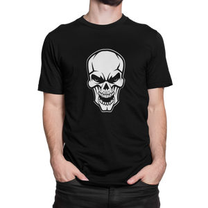 CALAVERA ENFADADA - ANGRY SKULL - CAMISETA -