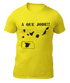ISLAS CANARIAS - A QUE JODE!! - AMARILLA - CAMISETA -
