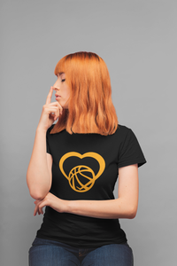 CORAZÓN BASKET - BALONCESTO - CAMISETA -