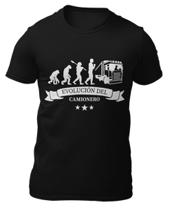 EVOLUCIÓN DEL CAMIONERO - CAMISETA - kxulo