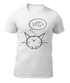 GATO PENSANDO EN PEZ- CAMISETA
