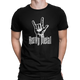 HEAVY METAL - LOGO BLANCO   - CAMISETA