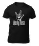 HEAVY METAL - LOGO BLANCO   - CAMISETA