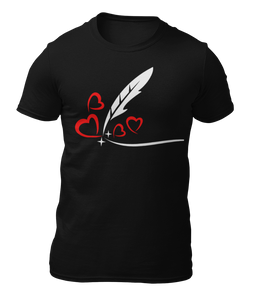 PLUMA CORAZÓN - CAMISETA