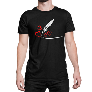 PLUMA CORAZÓN - CAMISETA