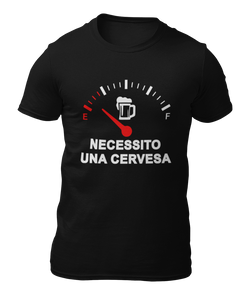 NECESSITO UNA CERVESA - CAMISETA