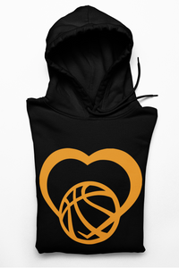 CORAZÓN BASKET BALONCESTO - SUDADERA CON CAPUCHA