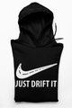 JUST DRIFT IT - NIKE PARODIA -  SUDADERA CON CAPUCHA