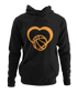 CORAZÓN BASKET BALONCESTO - SUDADERA CON CAPUCHA