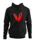 CORAZÓN DIBUJO - SUDADERA CON CAPUCHA