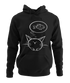 GATO PENSANDO EN PEZ - SUDADERA CON CAPUCHA