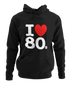 I LOVE 80'S - LOGO - SUDADERA CON CAPUCHA