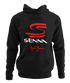 AYRTON SENNA - LOGO Y FIRMA - SUDADERA CON CAPUCHA