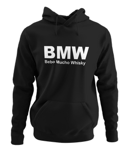 BMW - BEBO MUCHO WHISKY - SUDADERA CON CAPUCHA