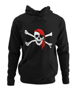 CALAVERA PIRATA - SUDADERA CON CAPUCHA